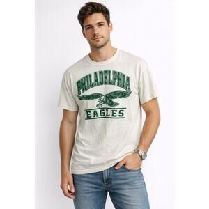 Philadelphia Eagles Vintage Style Tee XL Green Graphic NFL Football Shirt